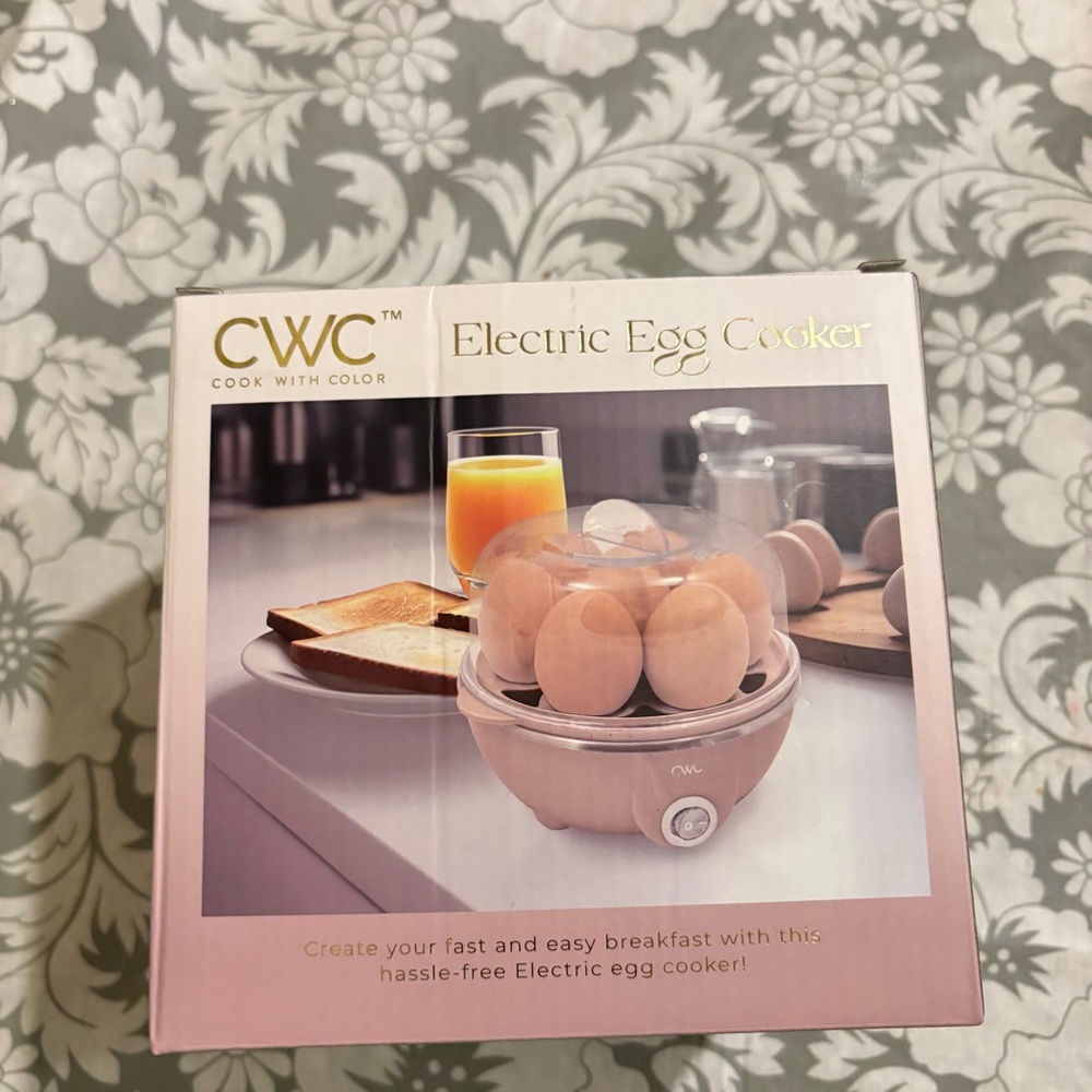 CWC Electric Egg Cooker - Cream